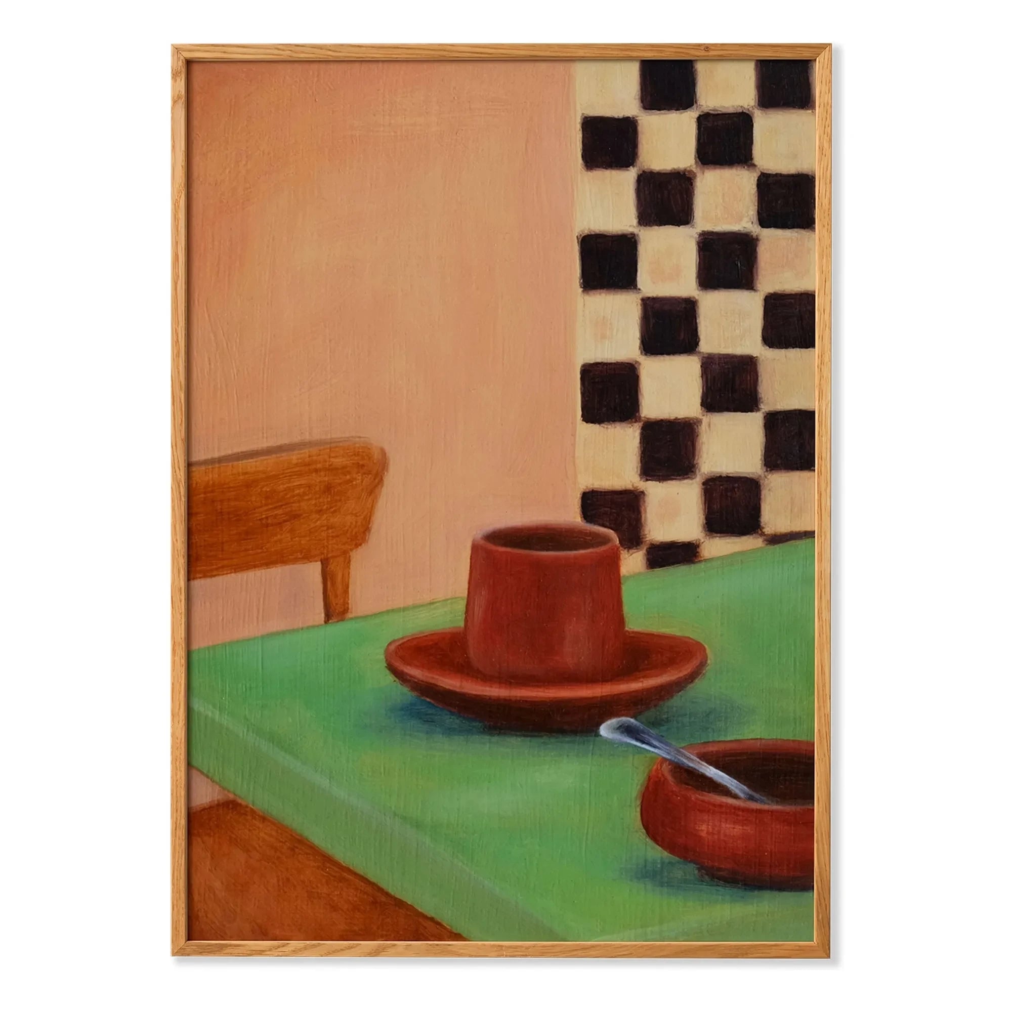Paper Collective - Póster After Coffee, Beth Kay | Verde
