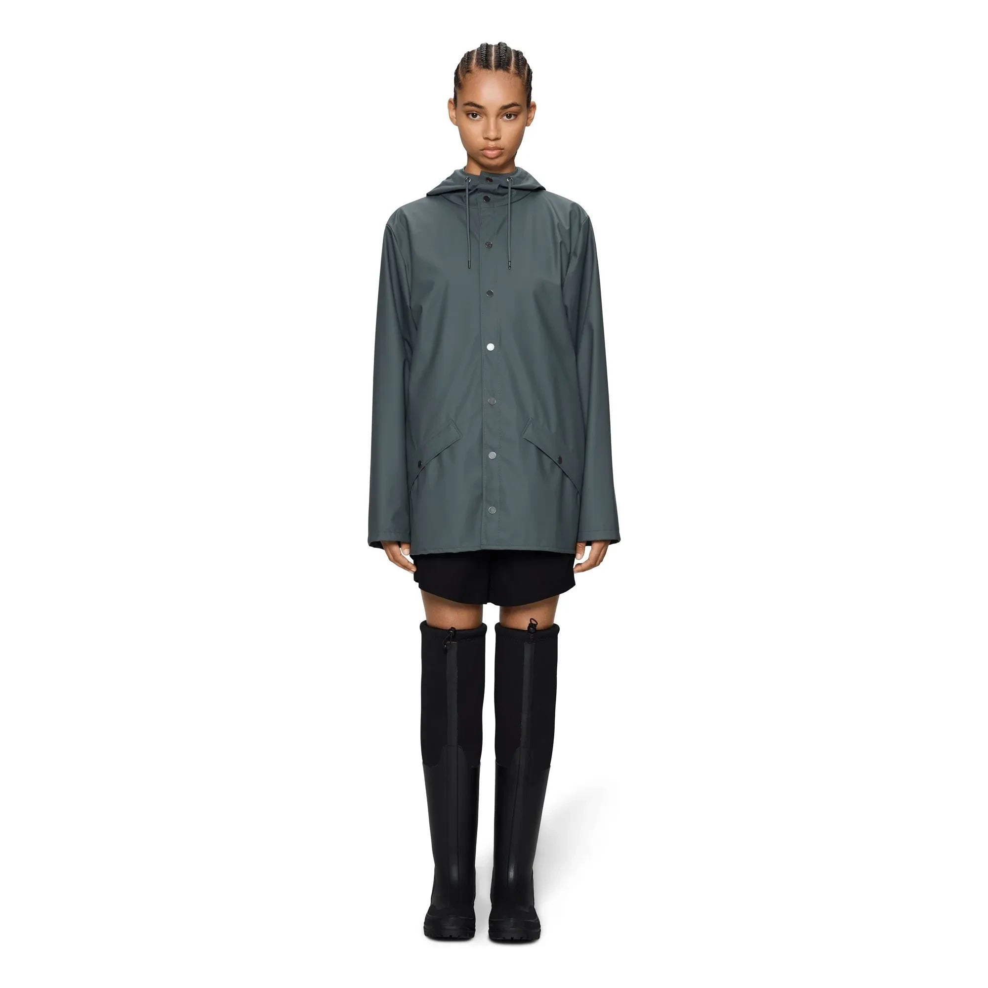 Chaqueta W3 Rains | Gris oscuro