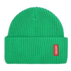 Hello Hossy - Gorro de algodón orgánico Flow | Verde fluorescente
