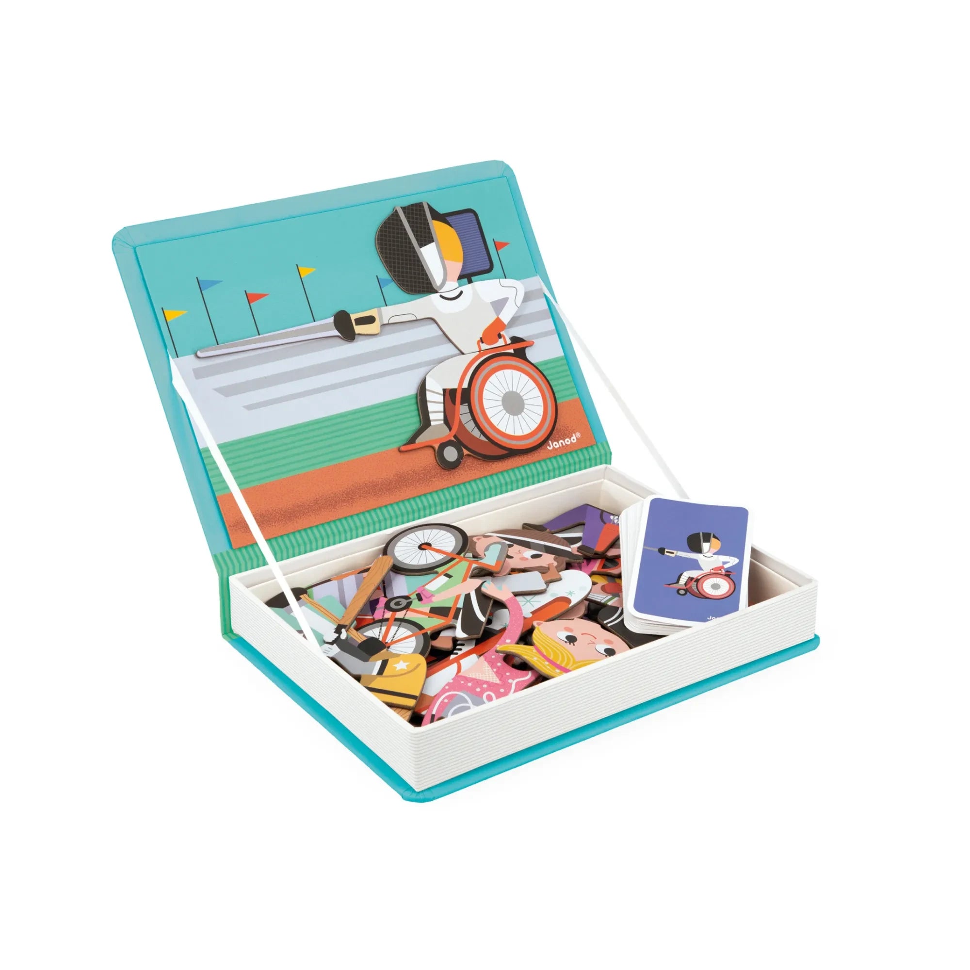 Janod - Magneti'Book Juego - Deportes