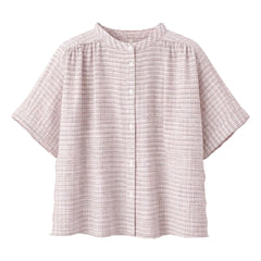 By Bar - Blusa de algodón orgánico Alex | Crema