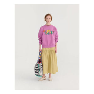 Bobo Choses - Sudadera Color Herbalis Algodón Orgánico | Morado