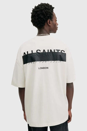 AllSaints REDACT SS CREW Camiseta de algodón