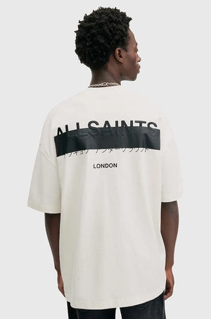 AllSaints REDACT SS CREW Camiseta de algodón
