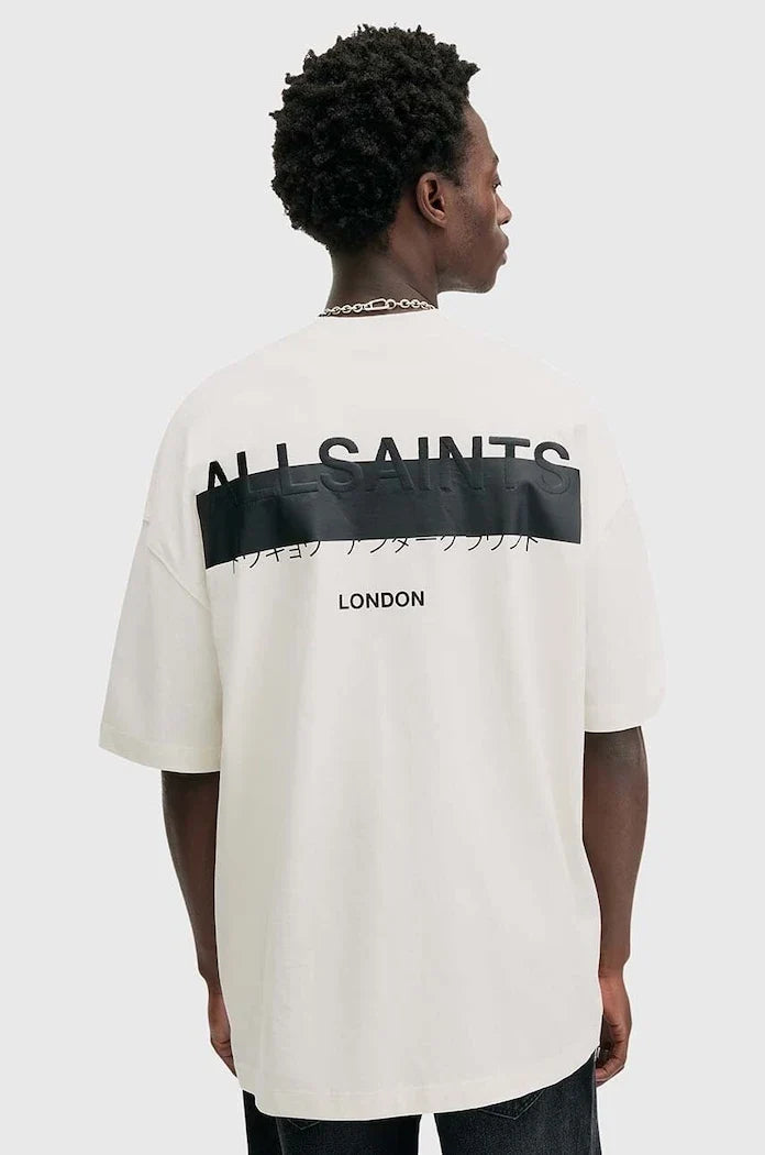 AllSaints REDACT SS CREW Camiseta de algodón