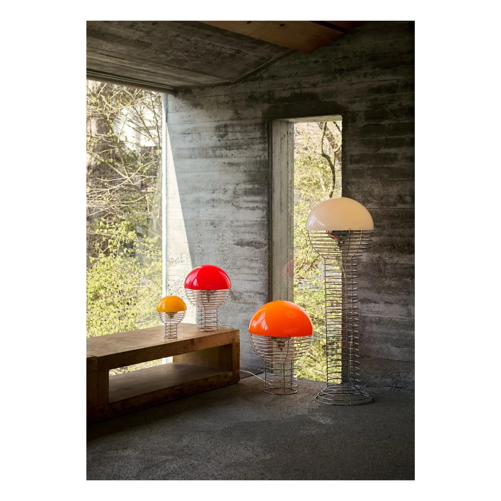 Verpan - Lámpara Wire Nomad Ø18 cm | Naranja