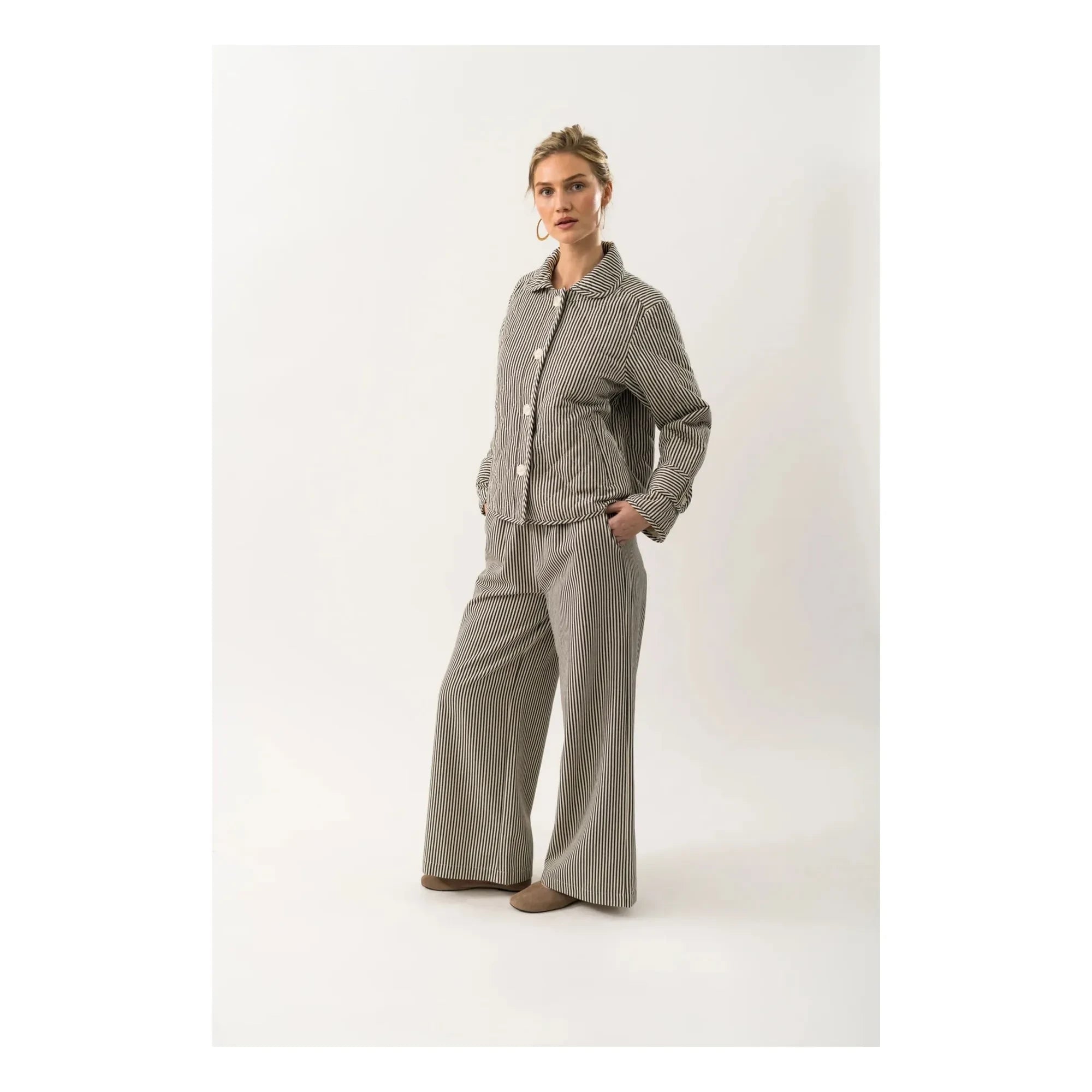 Lollys Laundry - Chaqueta Viola de algodón | Negro