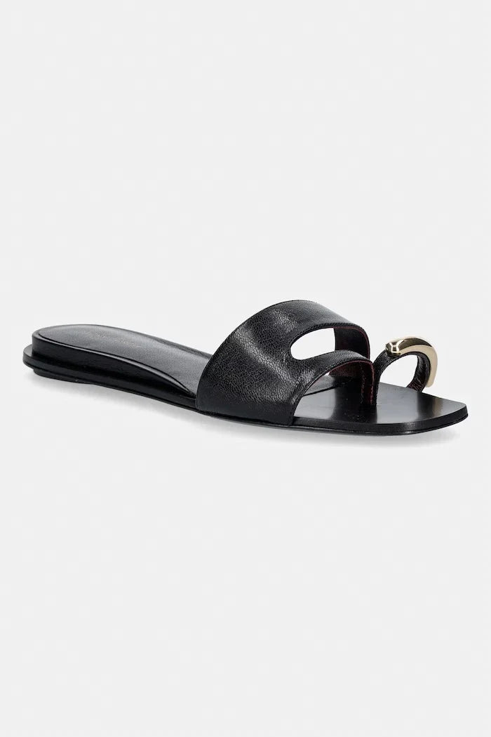 Tory Burch Sandalia Plana de Piel para Mujer Pierced Slide