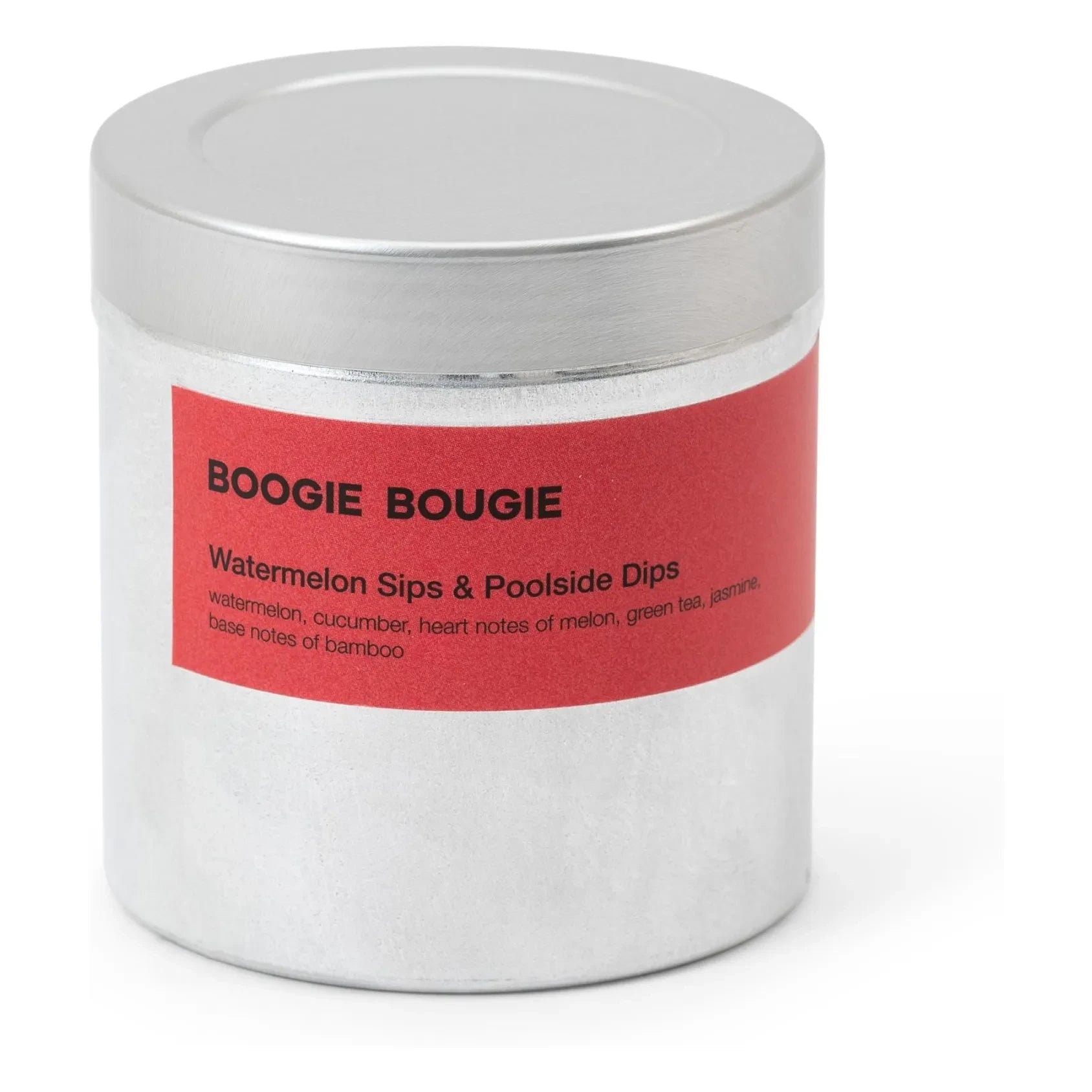 Vela de Boogie Bougie - Bocados de sandía y aperitivos junto a la piscina