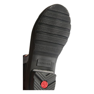 Hunter - Botines Chelsea de caucho con tartán original | Negro