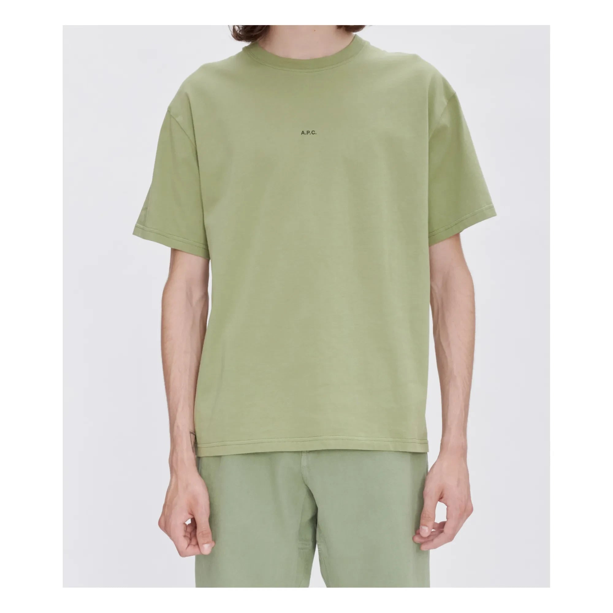 A.P.C. - Camiseta Kyle Algodón orgánico | Caqui