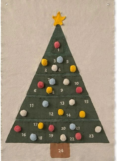 Lorena Canals - Calendario de Adviento para Árbol de Navidad | Verde Oscuro