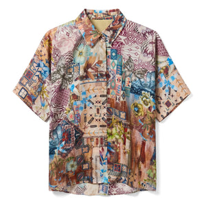 Momoni - Camisa de seda Brooklyn | Terracota