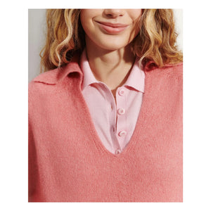 Bompard - Polo de alpaca y cachemira de seda | Rosa caramelo