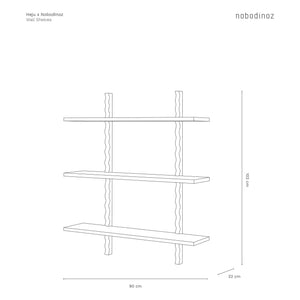 Nobodinoz - Estante de pared Nobodinoz x Heju