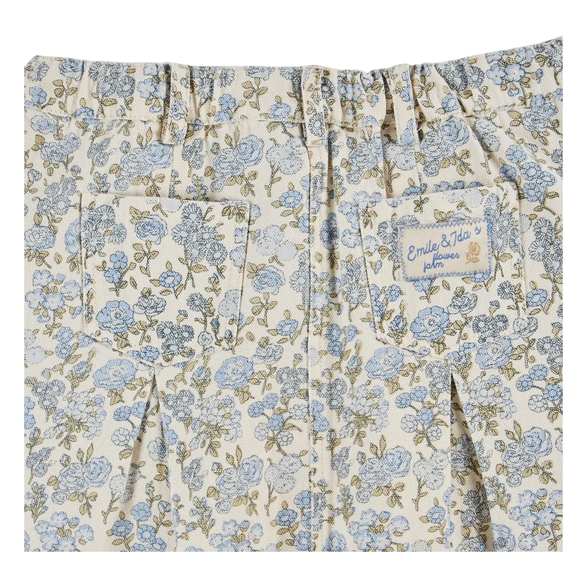 Emile et Ida - Falda floreada | Crema