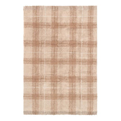 Lorena Canals - Alfombra Tartán | Rosa Viejo