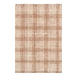 Lorena Canals - Alfombra Tartán | Rosa Viejo
