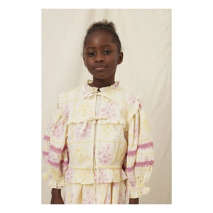 Bebe Organic - Blusa bordada Alba | Amarillo