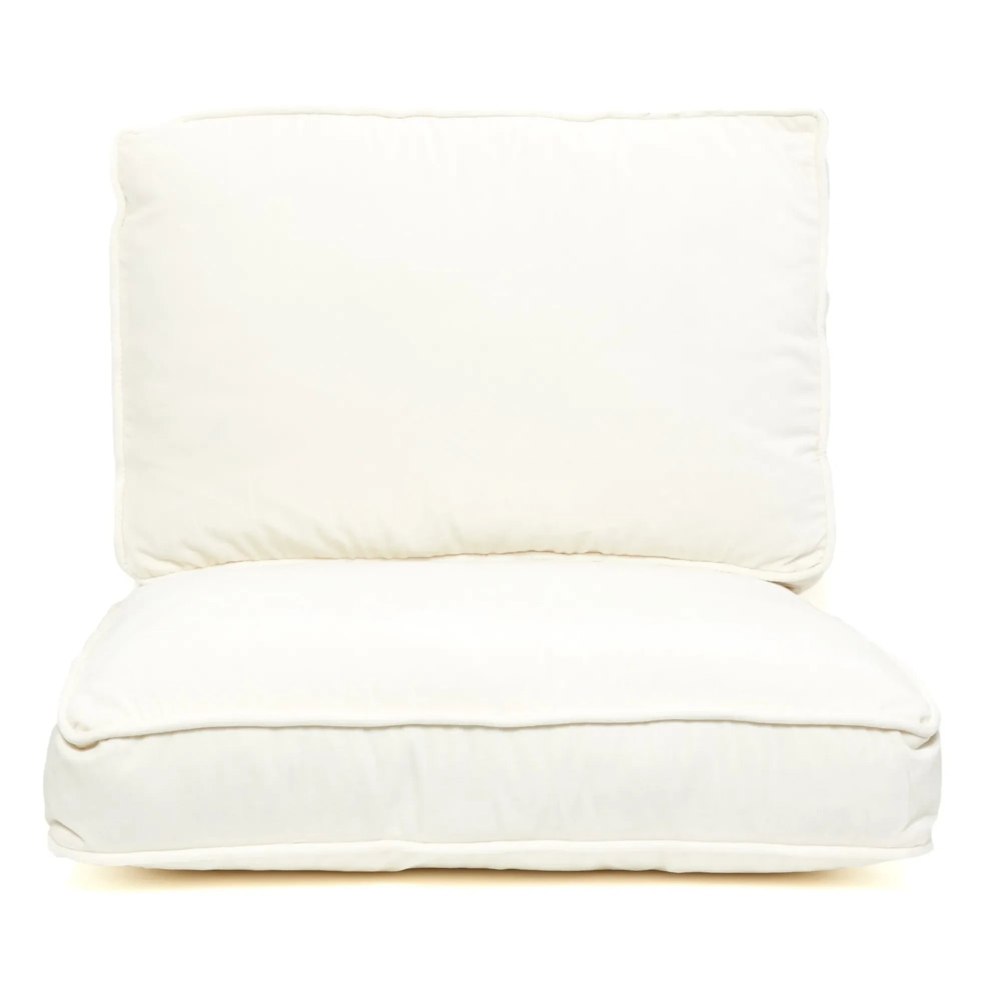 Honoré - Sillón de algodón y epoxi blanco Croisette | Blanco