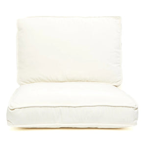 Honoré - Sillón de algodón y epoxi blanco Croisette | Blanco