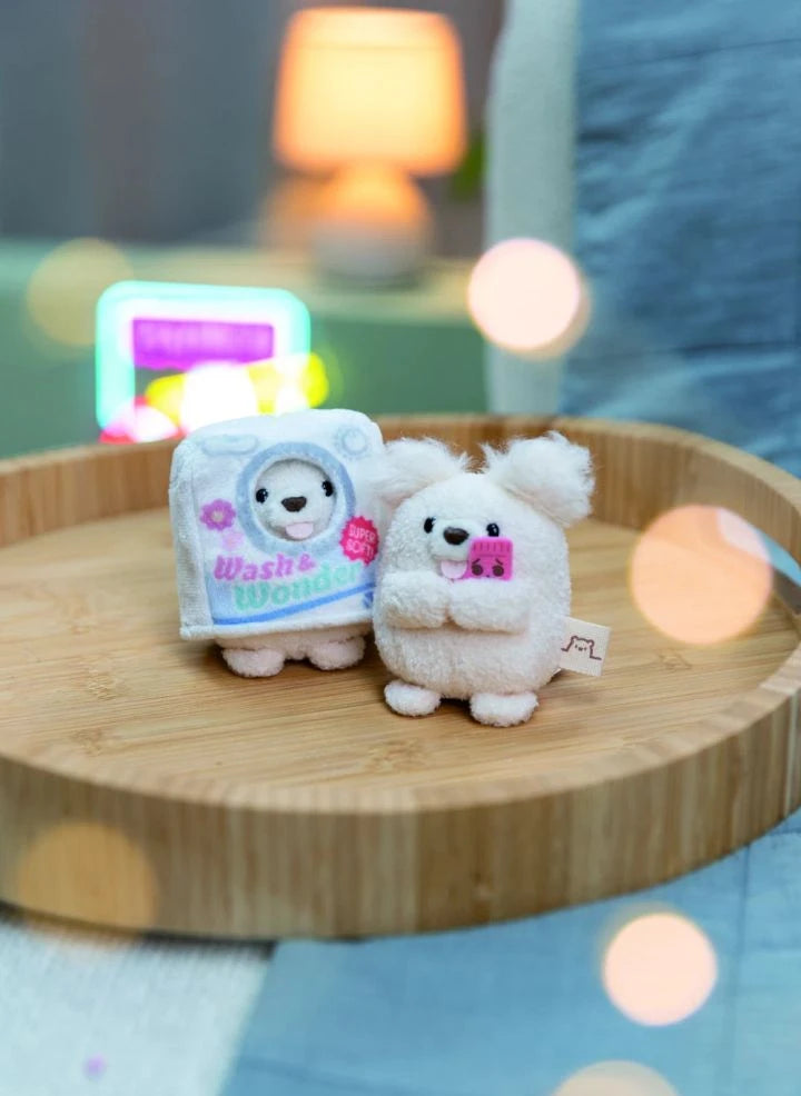 Nici - Washy Perro Peluche y Disfraz de Lavado | Blanco