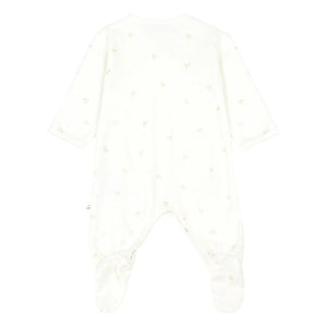 Bonpoint - Pijama mono de punto Kiraz | Dorado