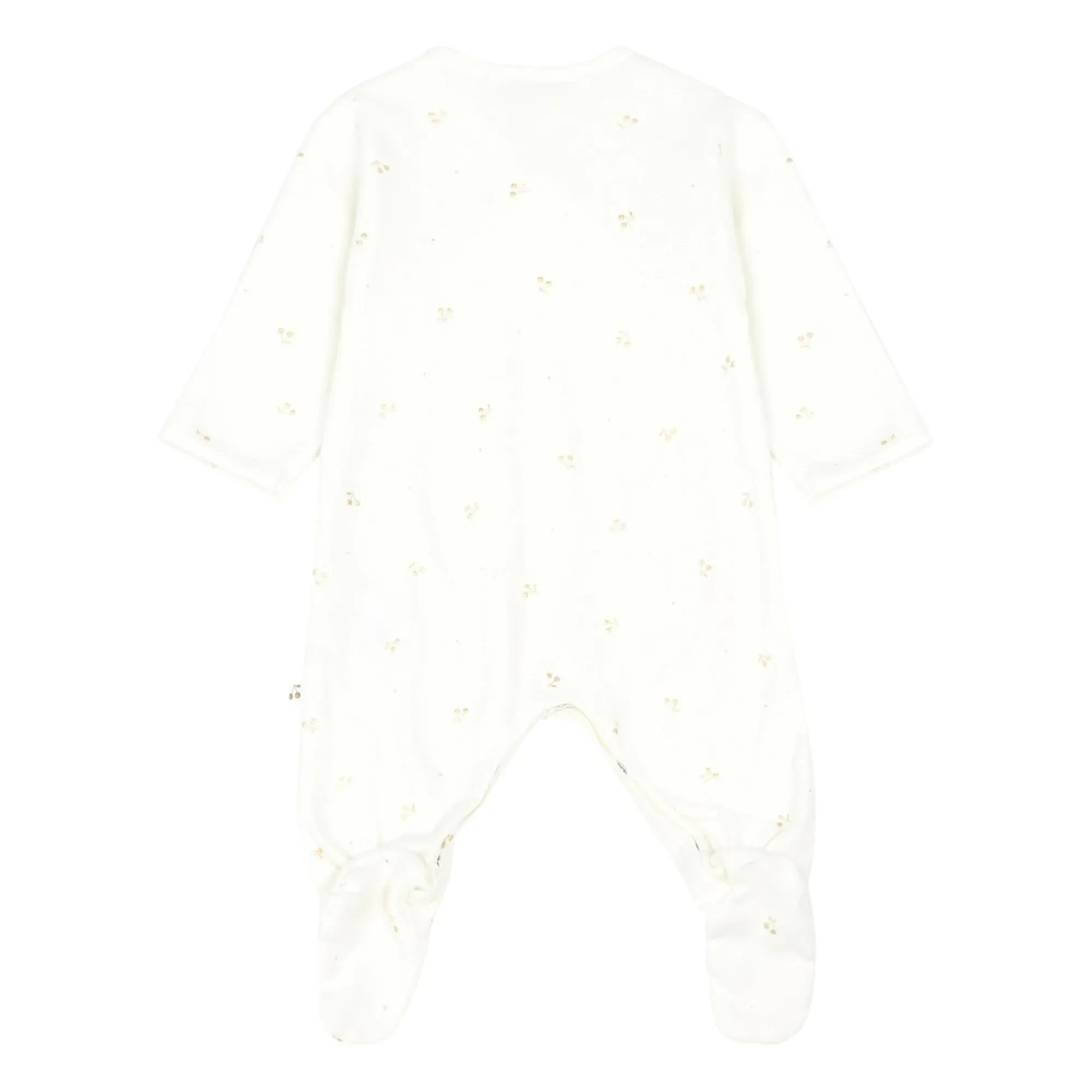 Bonpoint - Pijama mono de punto Kiraz | Dorado