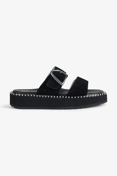 Chanclas planas de ante Scarlet para mujer de Emu Australia