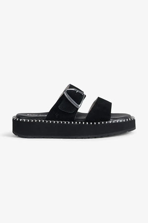 Chanclas planas de ante Scarlet para mujer de Emu Australia