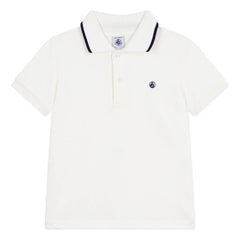 Petit Bateau - Polo de algodón orgánico | Blanco
