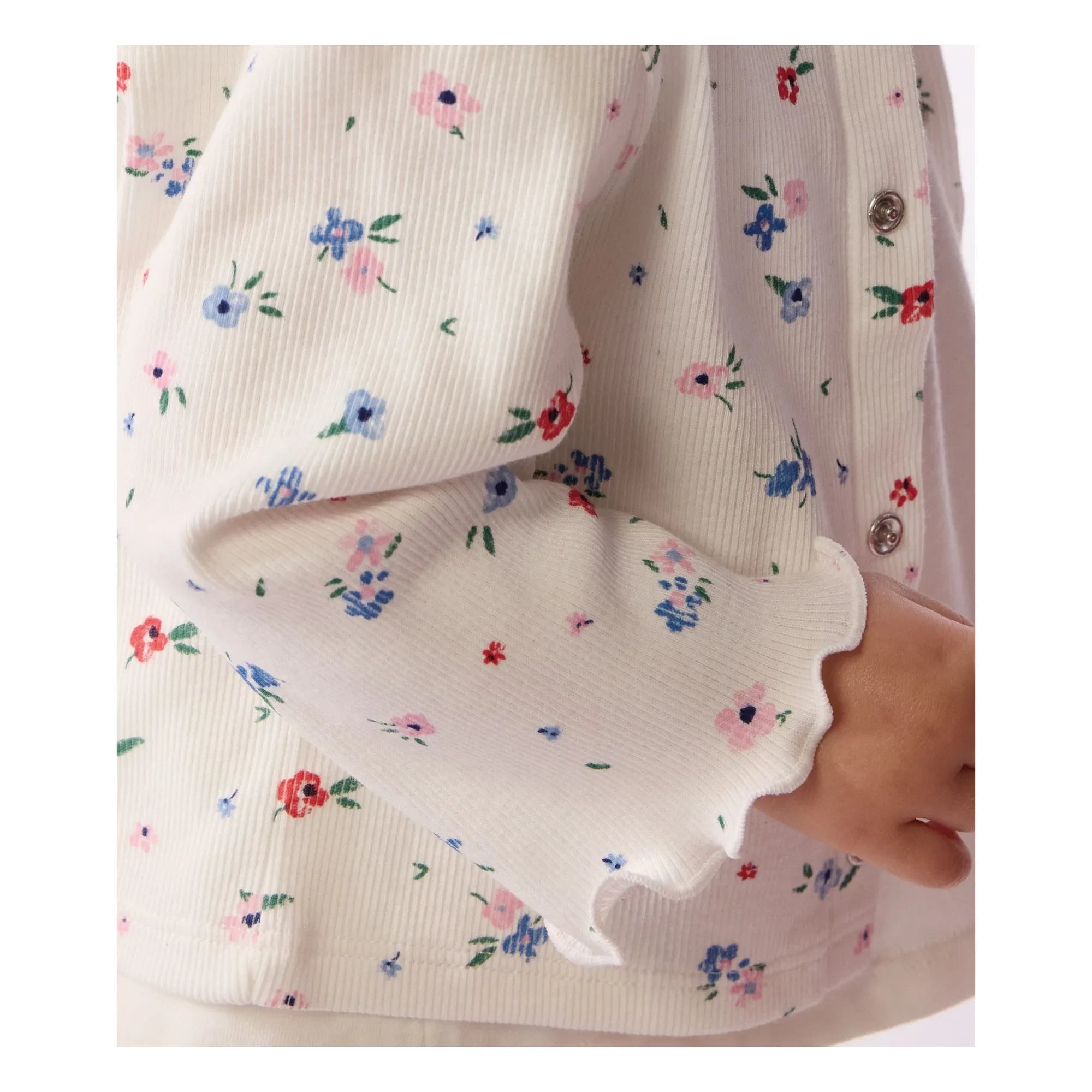 Petit Bateau - Vilet Fleuri | Blanco