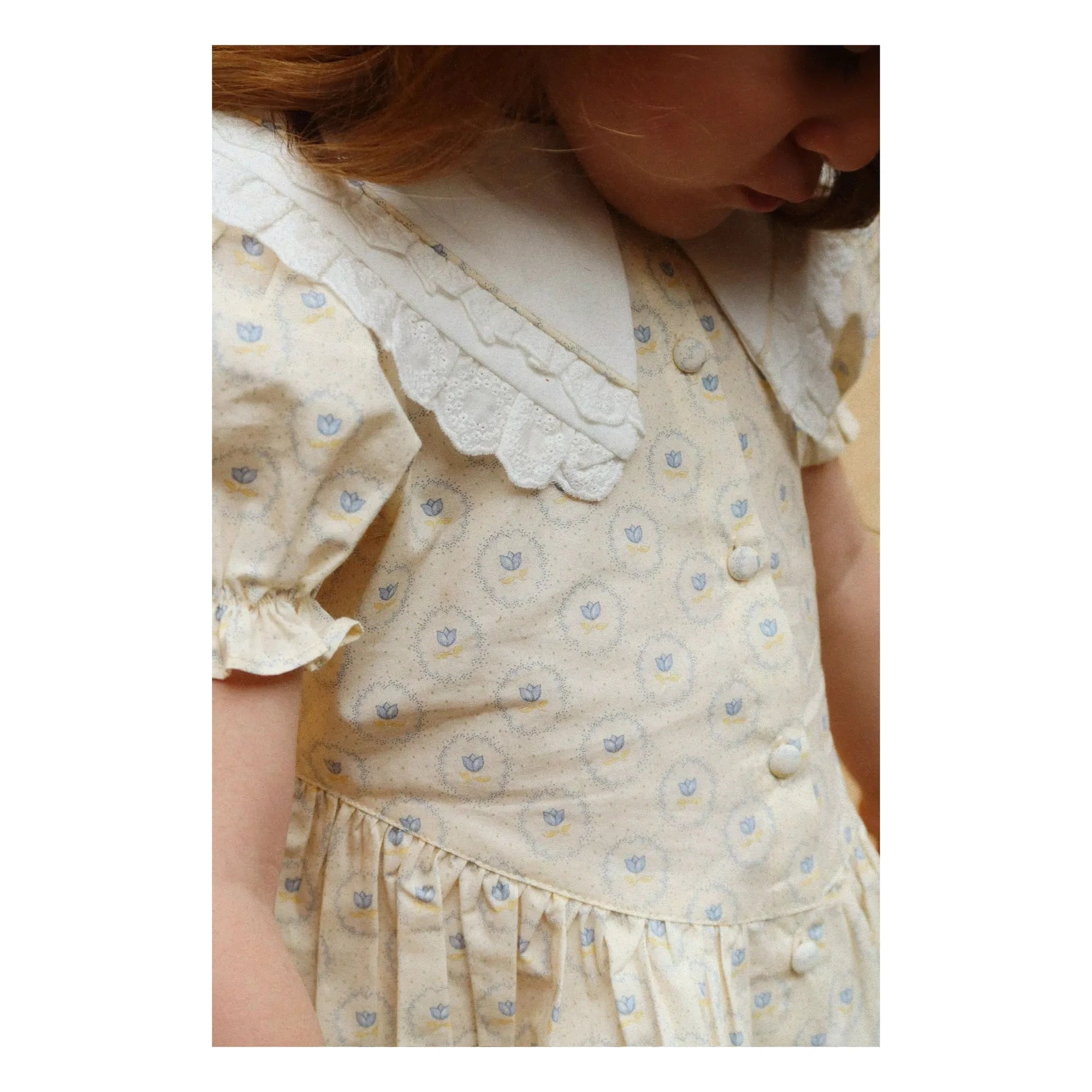 Konges Sløjd - Blusa de algodón orgánico | Crudo