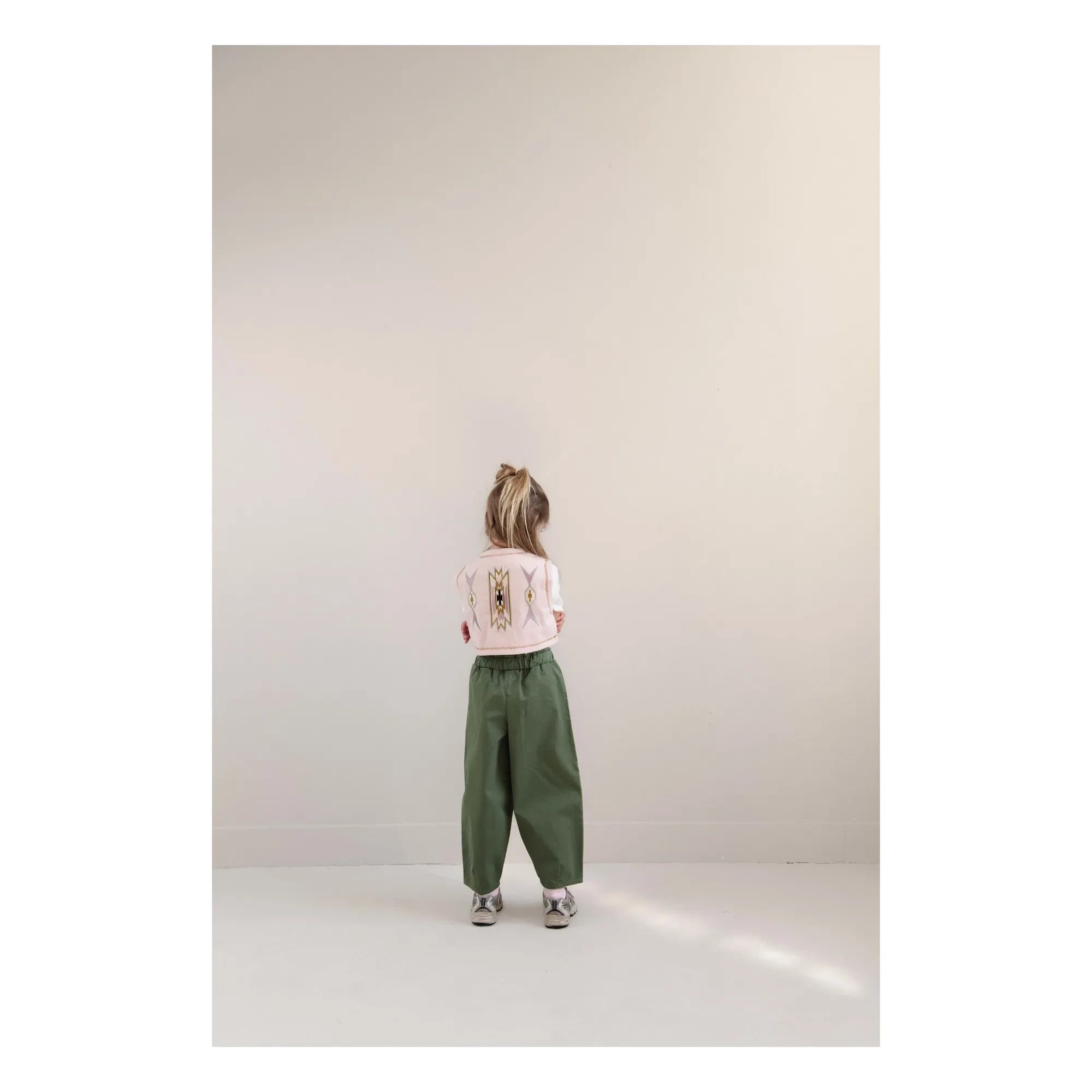 Jenest - Pantalones de algodón orgánico Maggy | Caqui
