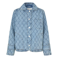 Lollys Laundry - Chaqueta de algodón acolchada Viola | Azul vaquero