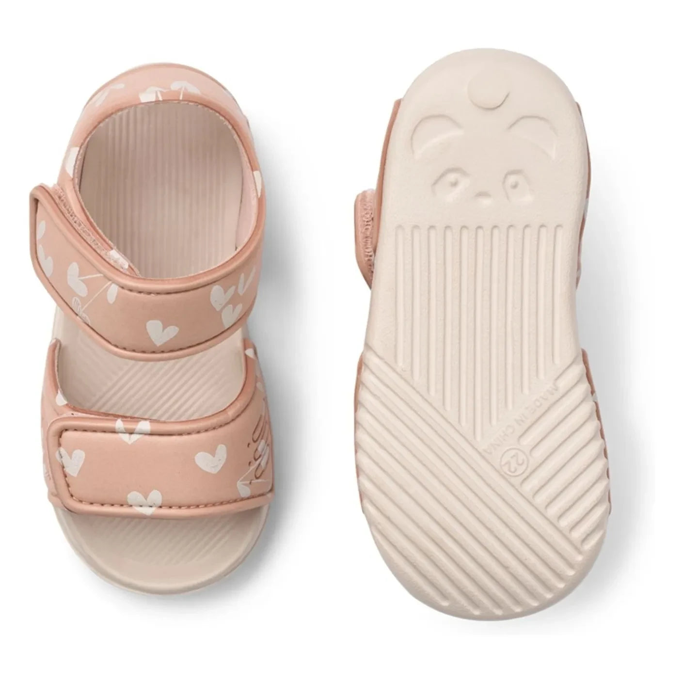Liewood - Sandalias Blumer Corazones | Rosa