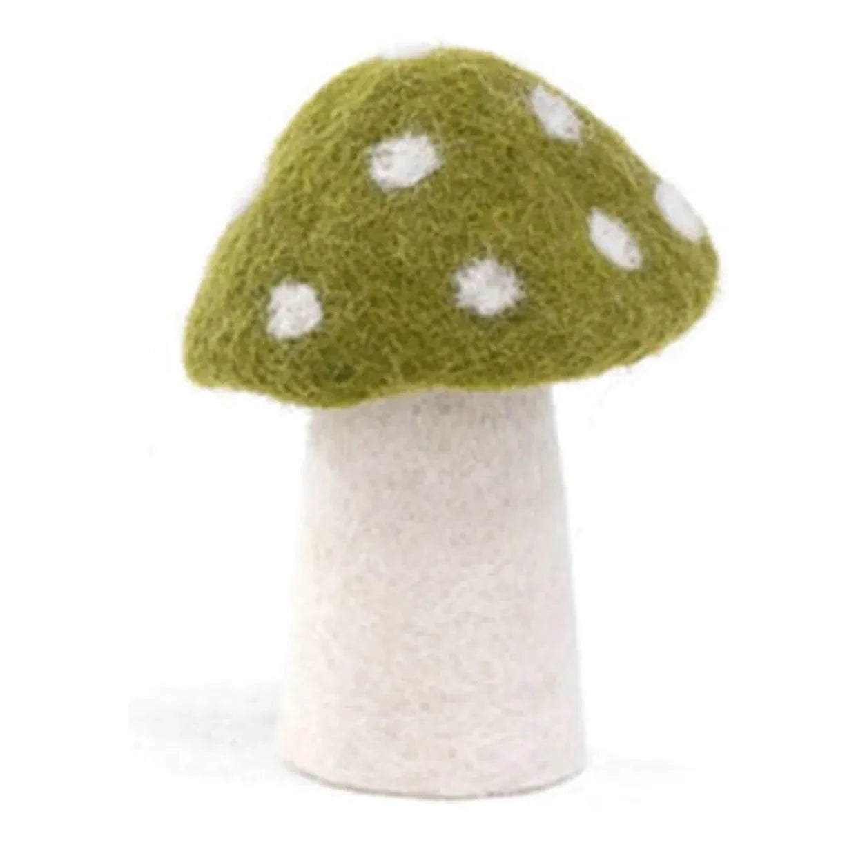 Muskhane - Set de 3 champiñones de fieltro Dotty | Verde
