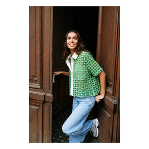 Sacrécoeur - Camisa de guipur Flavia Goya | Verde