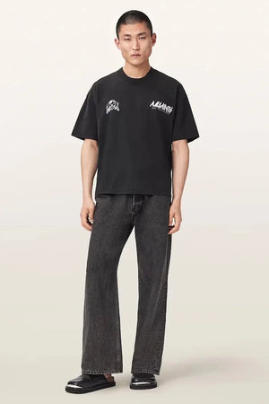 Camiseta de algodón para hombre AllSaints CHROMIUM