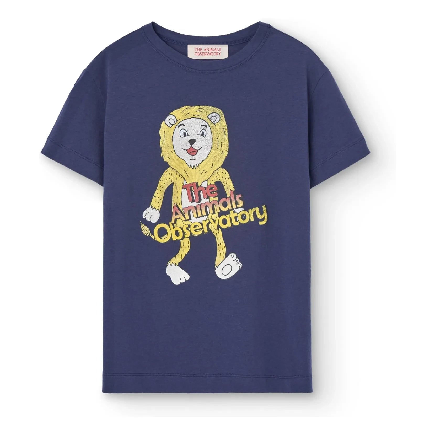 The Animals Observatory - Camiseta Rooster Lion | Azul marino