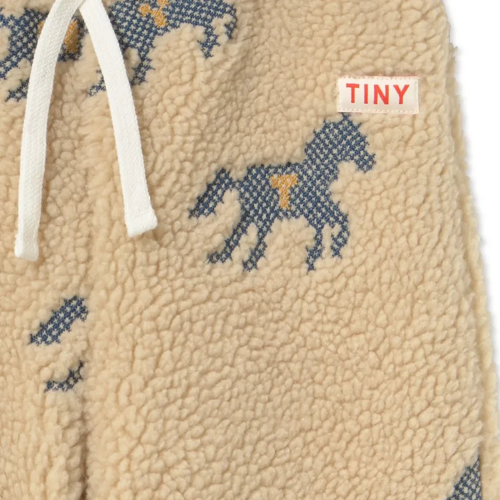 Tinycottons - Sherpa Tarzı At Jogger | Krem