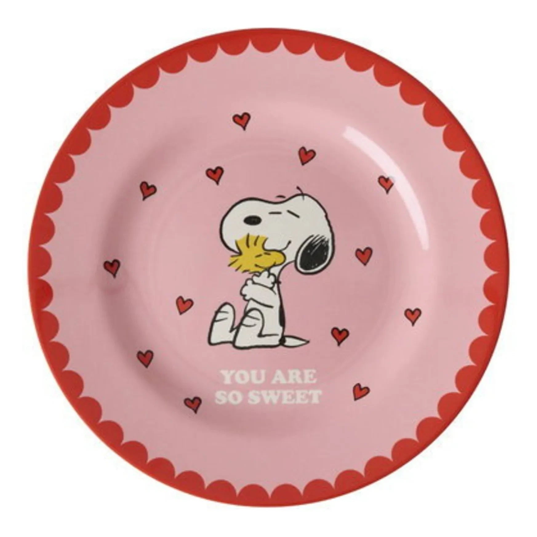 Rice - You Are So Sweet plato de melamina - Rice x Snoopy | Rosa