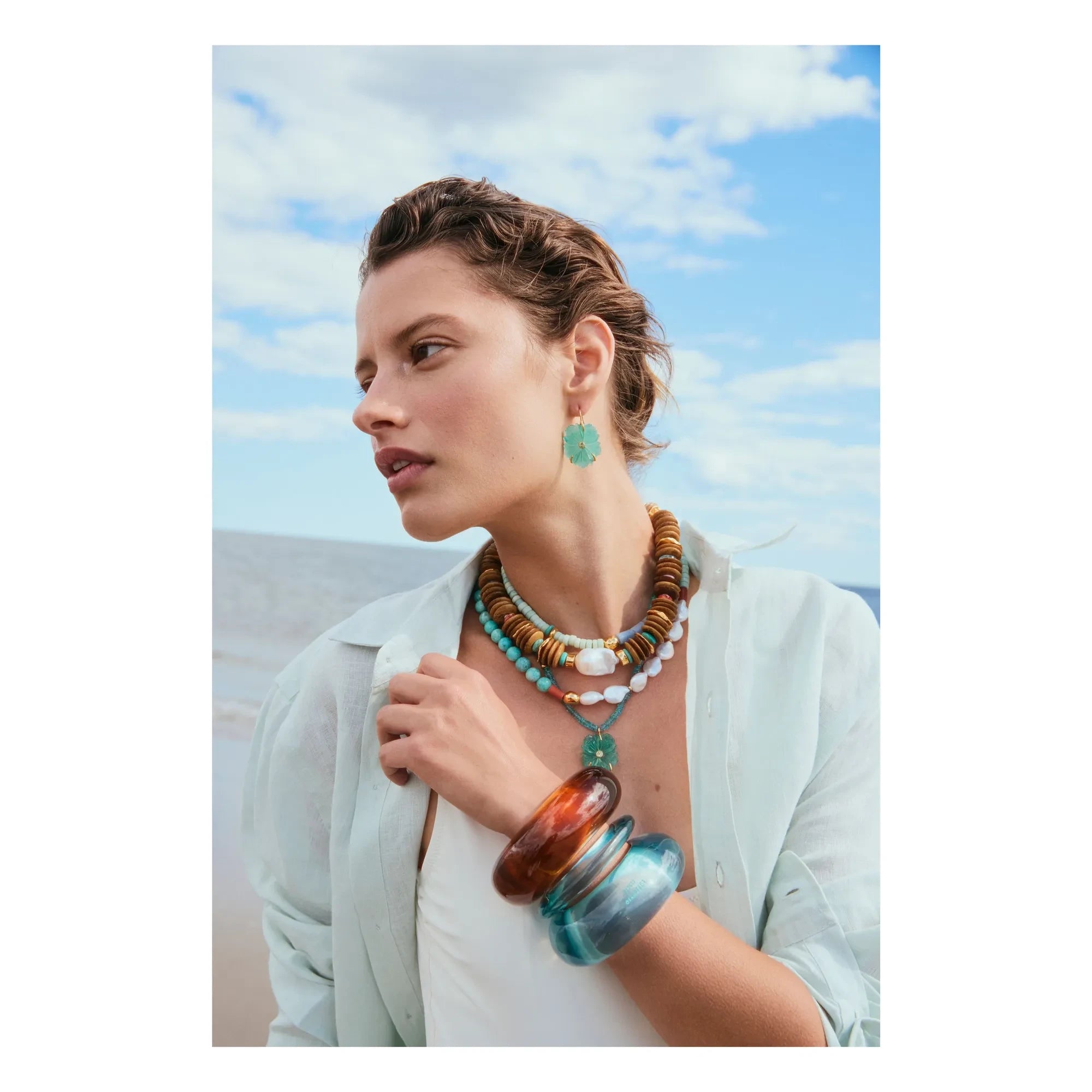 Lizzie Fortunato - Pulsera marrón | Marrón