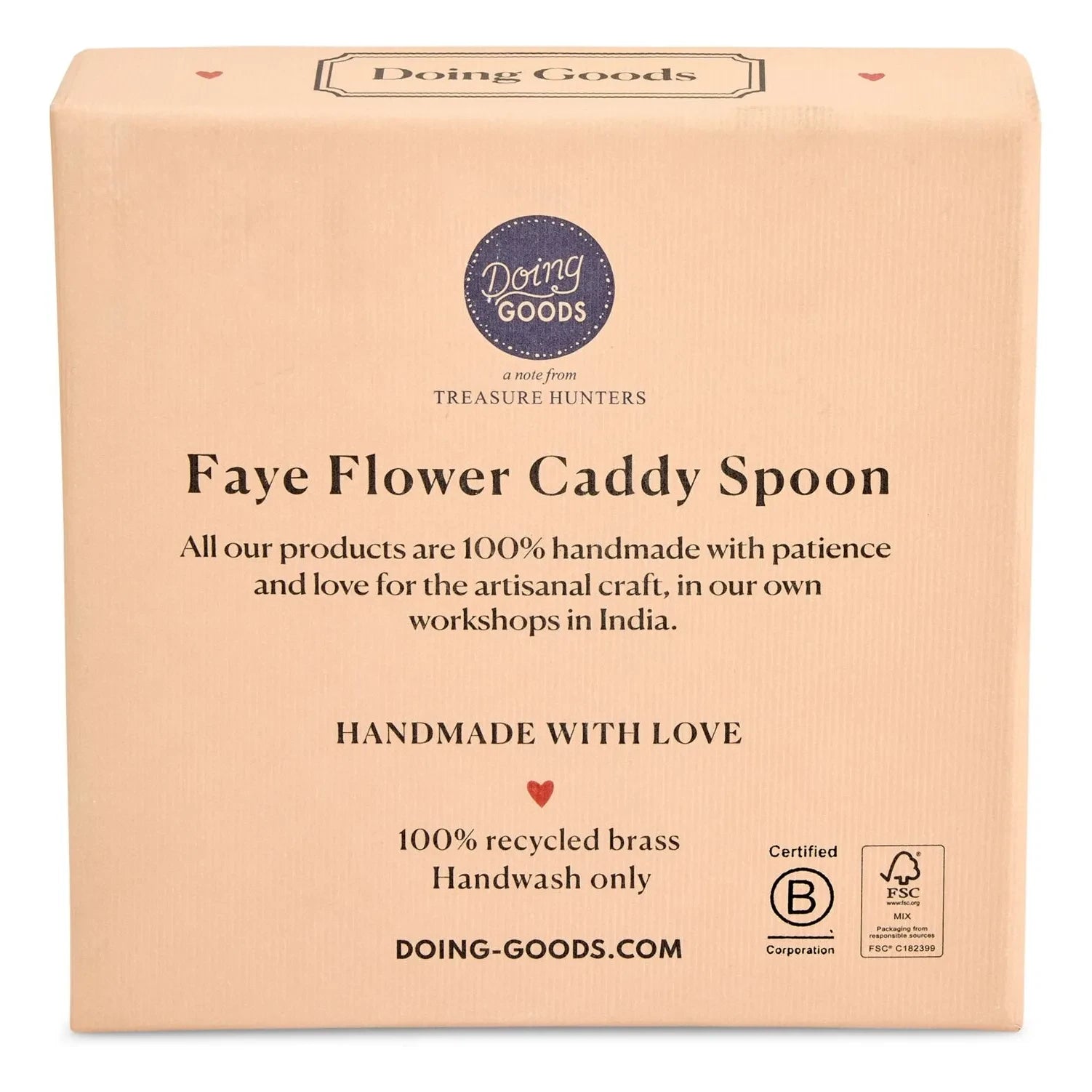 Doing Goods - Cucharas Faye - Set de 2 | Beige