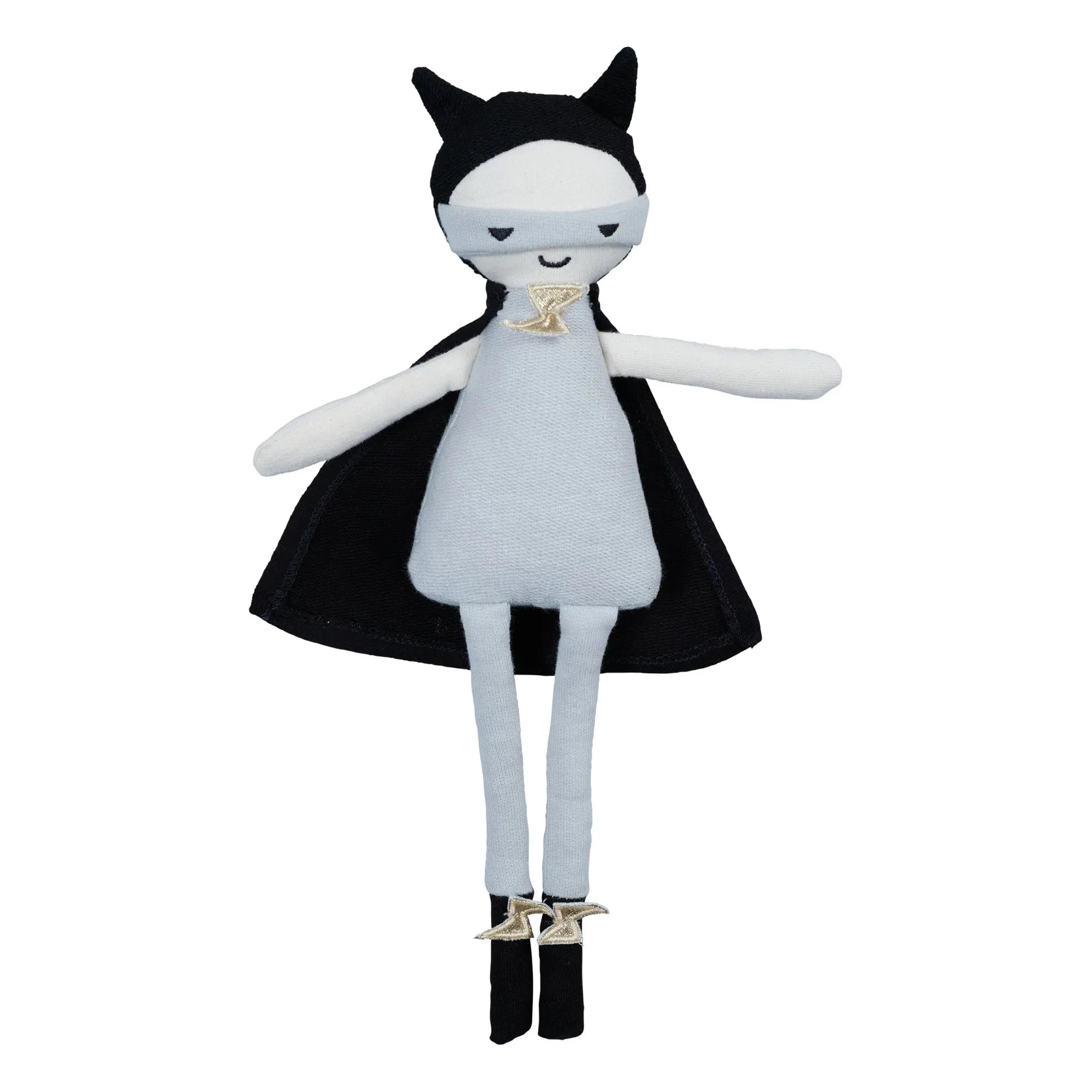 Fabelab - Muñeca de algodón orgánico Superhéroe