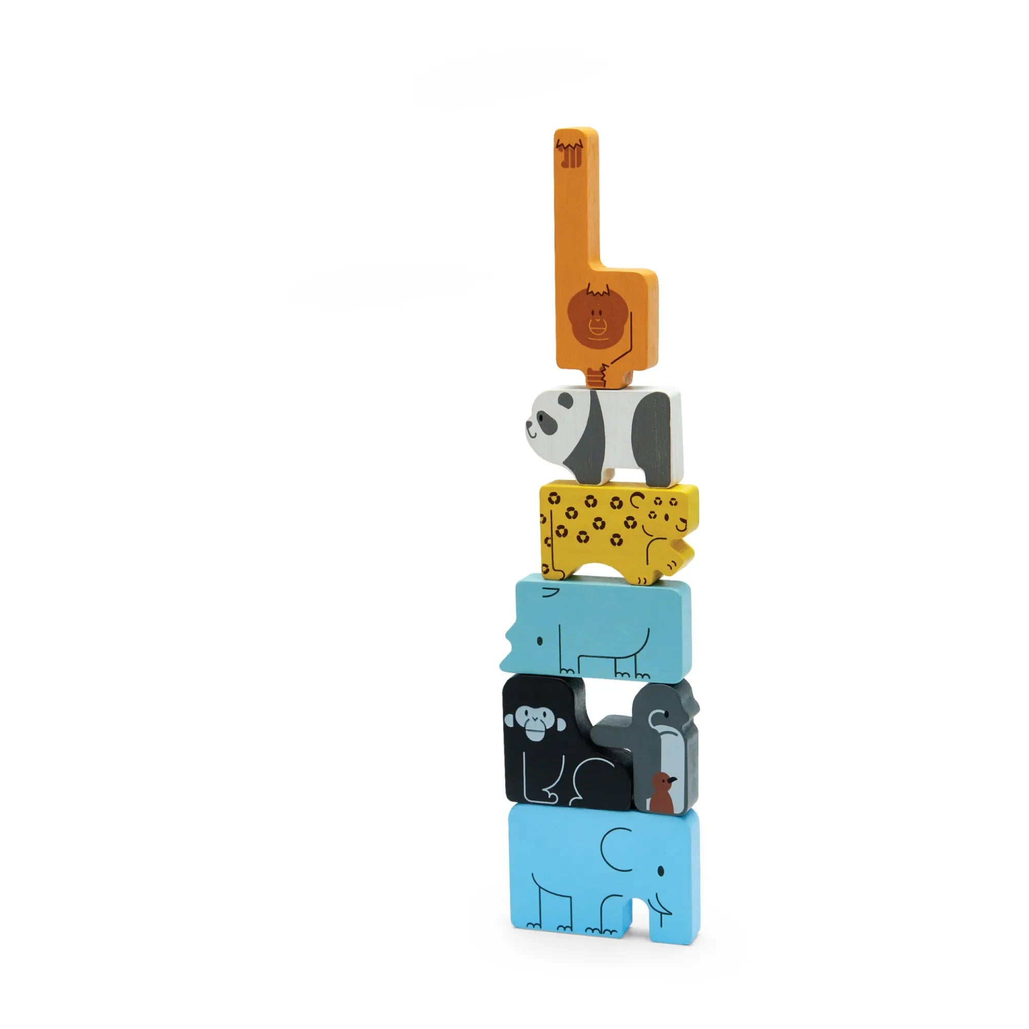 Plan Toys - Puzle de animales 2 en 1