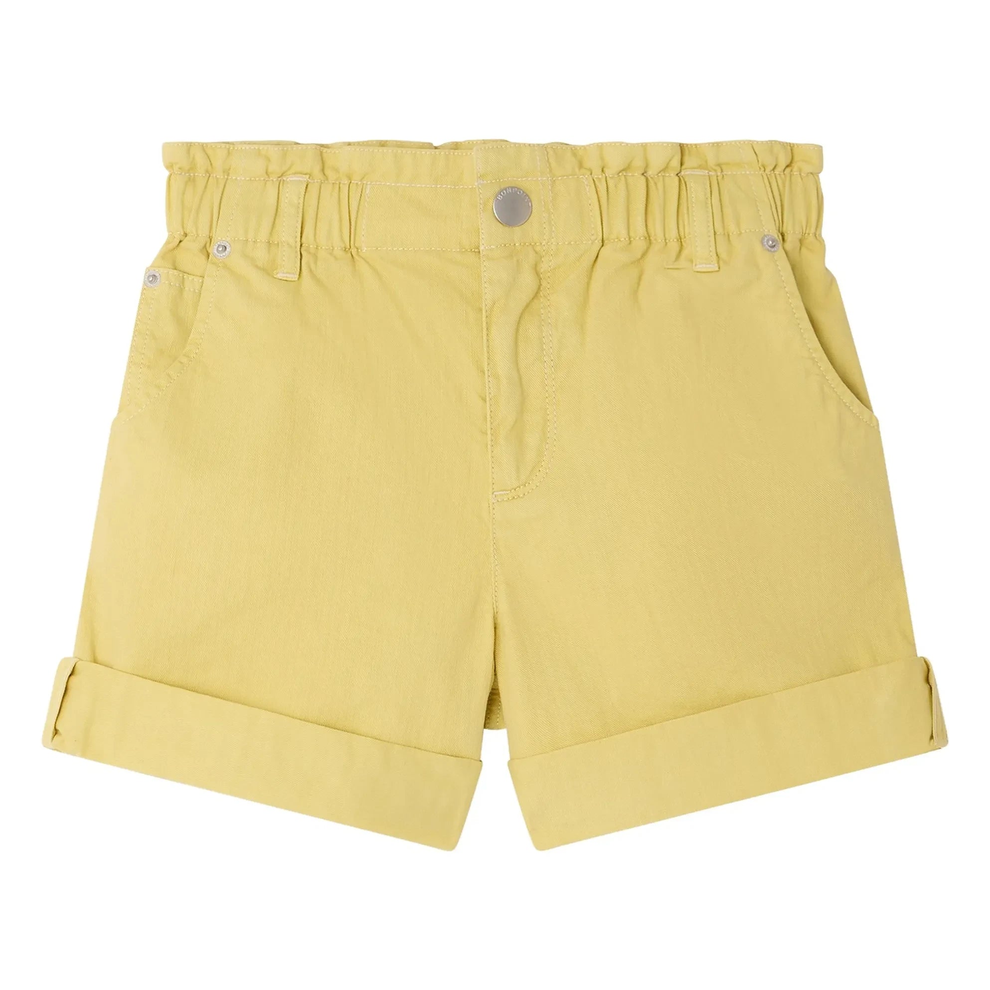 Bonpoint - Cathy Shorts vaqueros de algodón orgánico | Amarillo