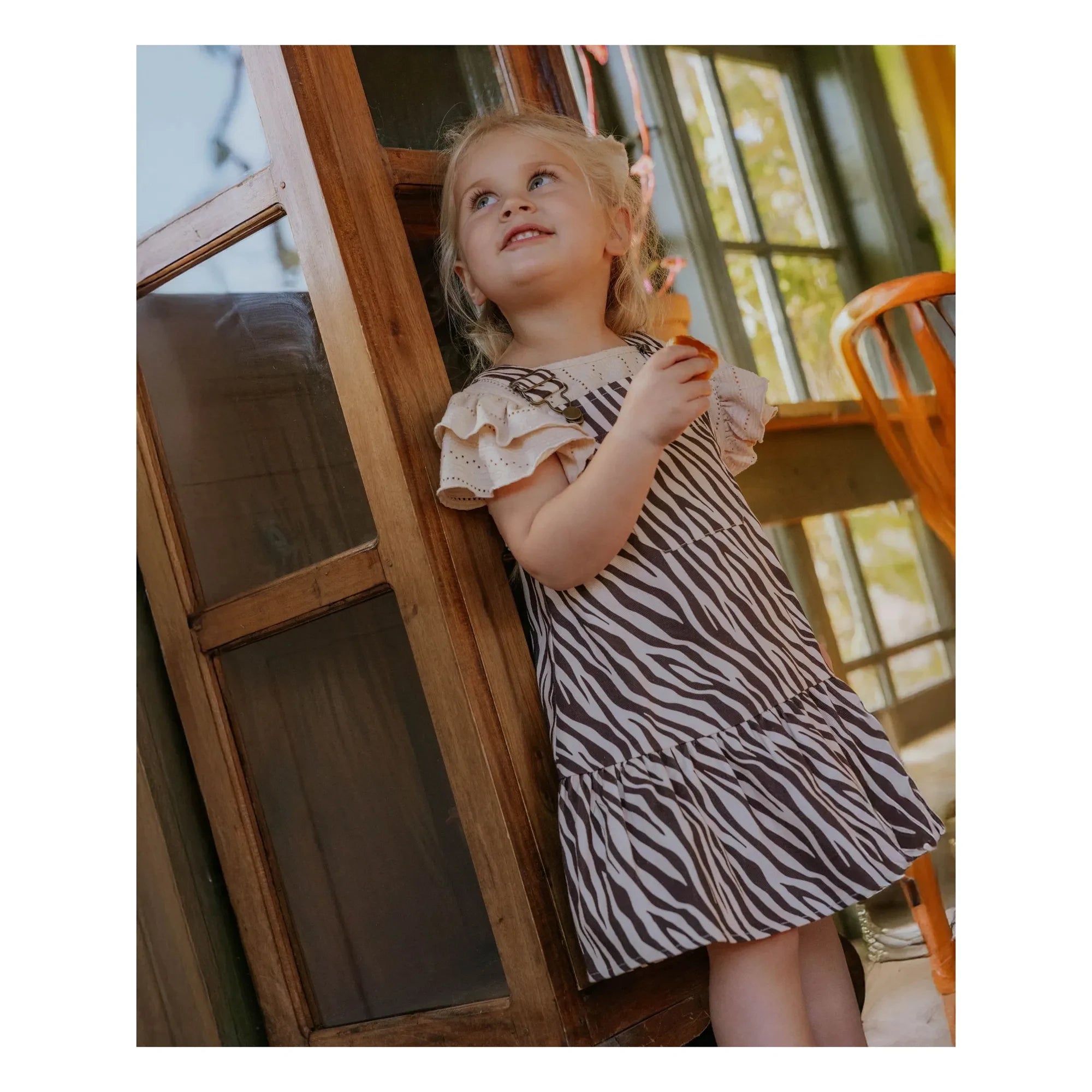 Fliink - Vestido Duna Zebra | Negro