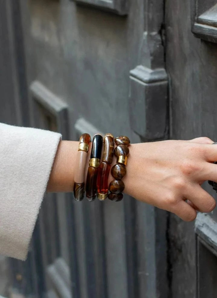 Parabaya - Pulsera de Cacao Bombom | Marrón