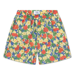Repose AMS - Feuri Shorts Elásticos en la Cintura de Algodón Orgánico | Amarillo pálido